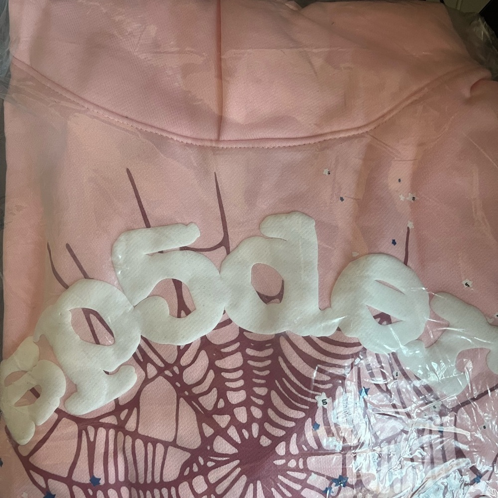 Pink Spider Graphic Hoodie